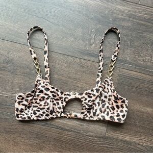 Victoria’s Secret leopard print bikini top
